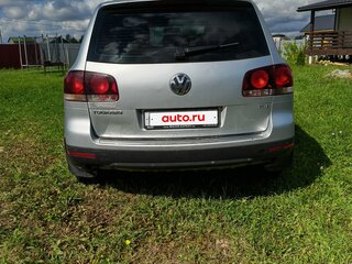 2008 Volkswagen Touareg I Рестайлинг, серебристый, 830000 рублей, вид 5