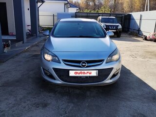2012 Opel Astra J Рестайлинг, серебристый, 420000 рублей, вид 2