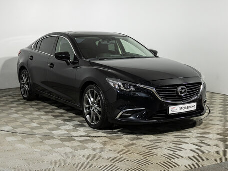 2015 Mazda 6 III (GJ) Рестайлинг, чёрный, 1699700 рублей, вид 3
