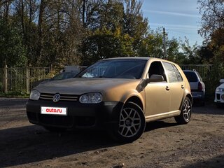 2001 Volkswagen Golf IV, золотистый, 325000 рублей, вид 3