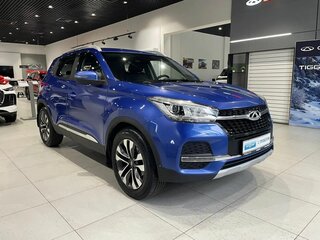 2021 Chery Tiggo 4 I Рестайлинг, синий, 1100000 рублей, вид 3