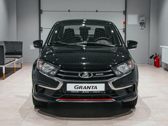 2026 Lada (ВАЗ) Granta Sport I Рестайлинг, чёрный, 1637000 рублей - вид 1