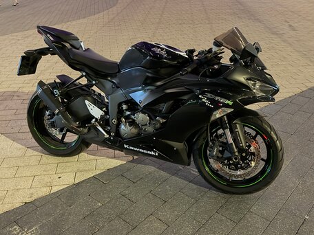 2019 Kawasaki ZX-6R Ninja, чёрный, 1050000 рублей, вид 1