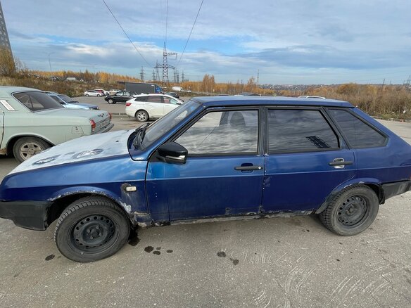 2002 Lada (ВАЗ) 21093i, синий, 80000 рублей - вид 5