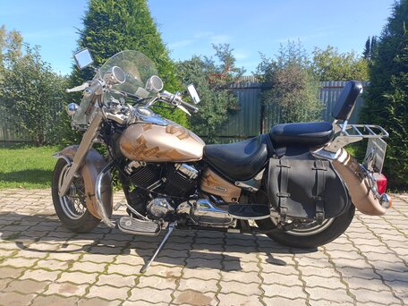 2005 Yamaha XVS650 Drag Star, золотистый, 450000 рублей, вид 5