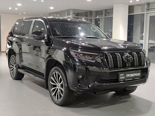 2021 Toyota Land Cruiser Prado 150 Series Рестайлинг 3, чёрный, 6750000 рублей, вид 3