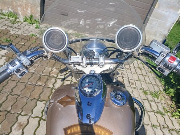 2005 Yamaha XVS650 Drag Star, золотистый, 430000 рублей - вид 3