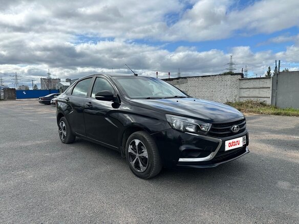 2019 Lada (ВАЗ) Vesta I, чёрный - вид 1