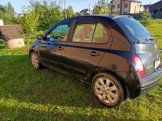 2008 Nissan Micra III (K12), чёрный, 360000 рублей, вид 3