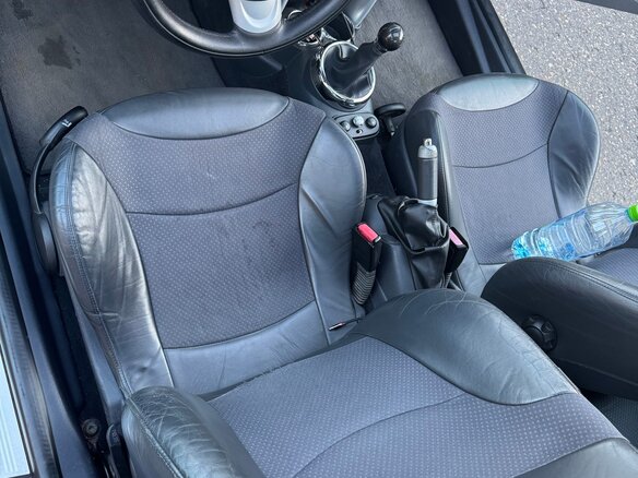 2003 Mini Hatch Cooper S I (R50), синий, 1100000 рублей - вид 16