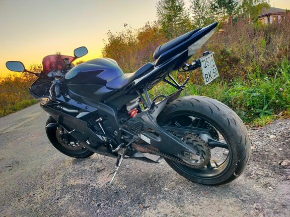 2006 Yamaha YZF-R6, чёрный, 565000 рублей - вид 6