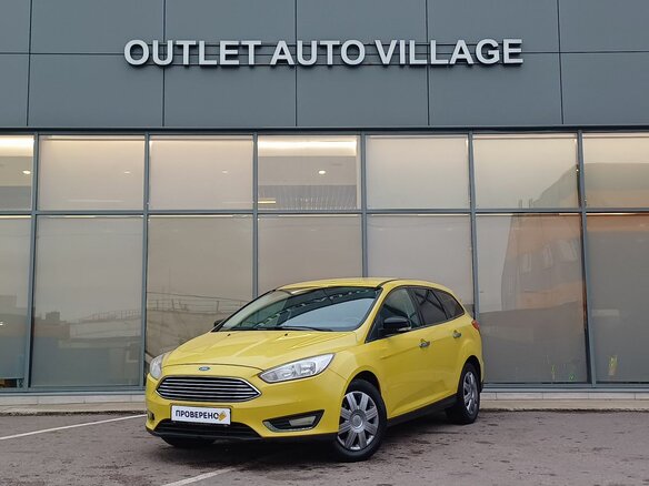 2016 Ford Focus III Рестайлинг, жёлтый, 439000 рублей