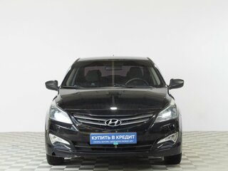 2015 Hyundai Solaris I Рестайлинг, чёрный, 1029000 рублей, вид 2
