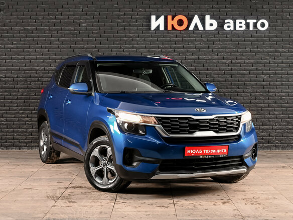 2021 Kia Seltos I, синий, 2000000 рублей - вид 2