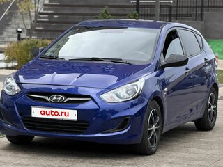 2013 Hyundai Solaris I, синий, 620000 рублей, вид 1