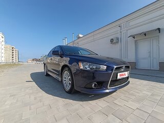 2013 Mitsubishi Lancer X Рестайлинг, синий, 950000 рублей, вид 5