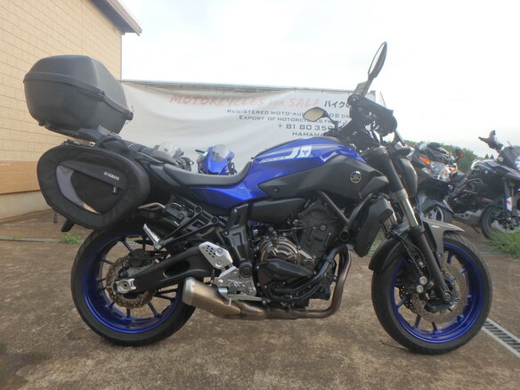 2017 Yamaha MT-07 (FZ-07), синий, 720000 рублей - вид 4