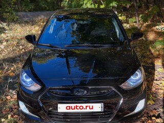 2012 Hyundai Solaris I, чёрный, 890000 рублей, вид 1