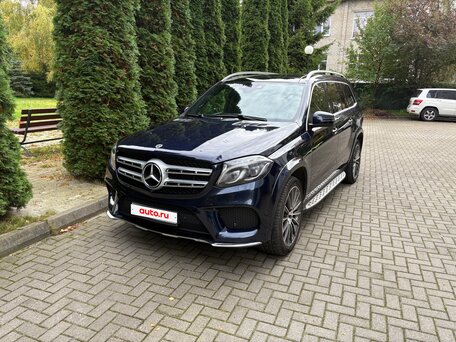 2017 Mercedes-Benz GLS 400 I (X166), синий, 3750000 рублей, вид 1