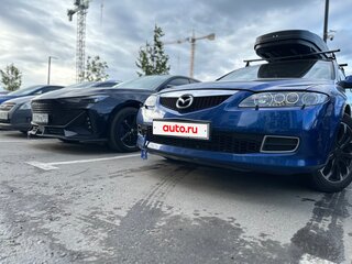 2006 Mazda 6 I (GG) Рестайлинг, синий, 525000 рублей, вид 3