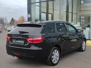 2018 Lada (ВАЗ) Vesta SW I, чёрный, 1050000 рублей, вид 5