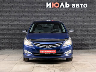 2015 Hyundai Solaris I Рестайлинг, синий, 1000000 рублей, вид 2