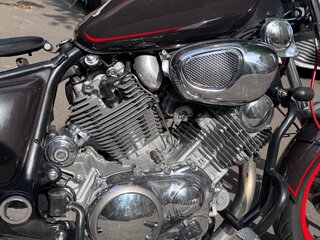 1993 Yamaha XV1100 Virago, коричневый, 400000 рублей, вид 4