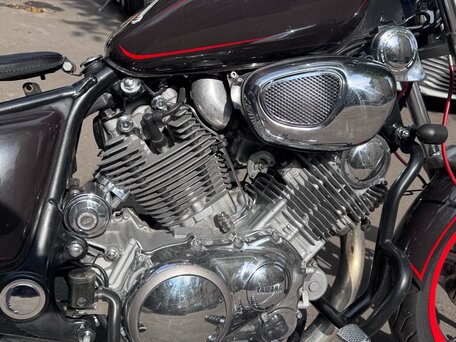1993 Yamaha XV1100 Virago, коричневый, 400000 рублей, вид 4