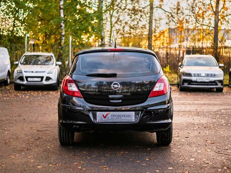 2007 Opel Corsa D, чёрный, 370000 рублей, вид 4