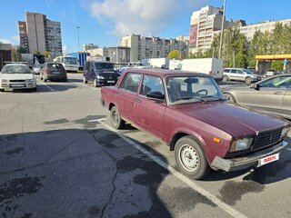 2007 Lada (ВАЗ) 2107, пурпурный, 99999 рублей, вид 3