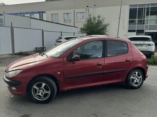 2005 Peugeot 206, красный, 250000 рублей, вид 4