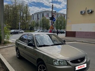 2007 Hyundai Accent ТагАЗ II, бежевый, 359999 рублей, вид 1