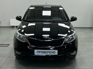 2017 Kia Rio III Рестайлинг, чёрный, 1250000 рублей, вид 2