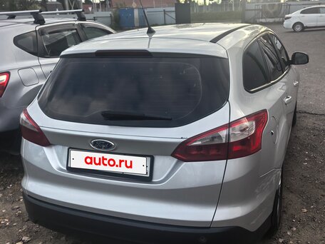2013 Ford Focus III, серебристый, вид 4
