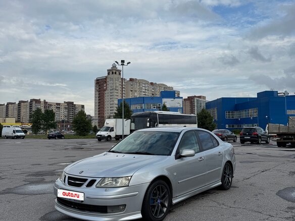 2005 Saab 9-3 II, серебристый, 460000 рублей