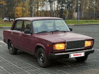 2002 Lada (ВАЗ) 2107, красный, 125000 рублей, вид 1
