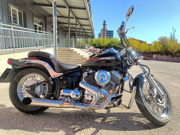 1999 Yamaha XVS400 Drag Star, чёрный, 330000 рублей - вид 14