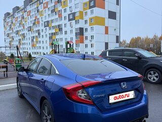 2021 Honda Civic X Рестайлинг, синий, 2130000 рублей, вид 5