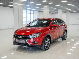 2018 Lada (ВАЗ) Vesta SW Cross I, красный, 968000 рублей, вид 1