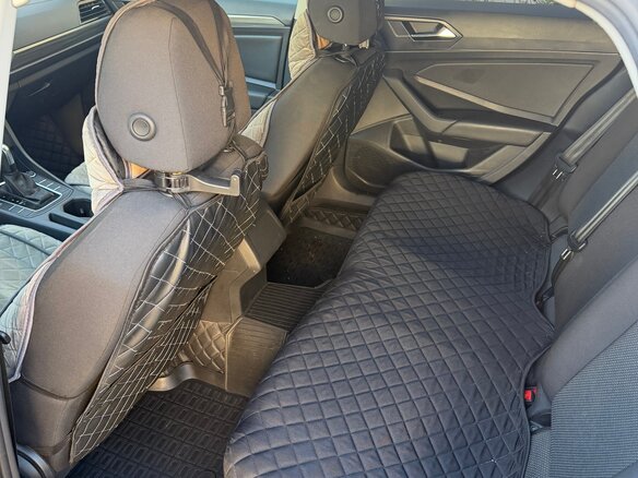 2020 Volkswagen Jetta VII, синий, 1450000 рублей - вид 5