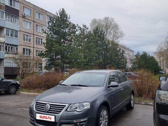 2008 Volkswagen Passat B6, серый, 430000 рублей