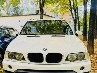 2002 BMW X5 3.0i I (E53), белый, 1600000 рублей, вид 1