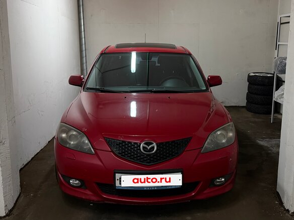 2006 Mazda 3 I (BK) Рестайлинг, красный, 480000 рублей - вид 3