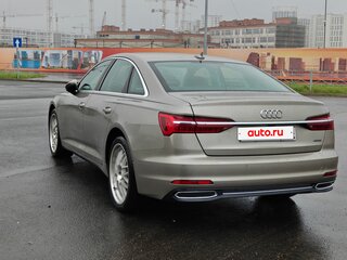 2019 Audi A6 40 TDI V (C8), серебристый, 3720000 рублей, вид 5