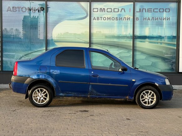 2005 Renault Logan I, синий, 115000 рублей - вид 3