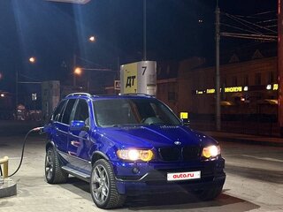 2000 BMW X5 4.4i I (E53), синий, 1150000 рублей, вид 1