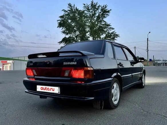 2008 Lada (ВАЗ) 2115, чёрный, 160000 рублей - вид 1