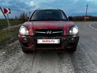 2008 Hyundai Tucson I, красный, 610000 рублей, вид 1