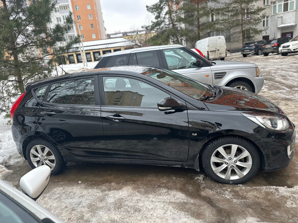 2011 Hyundai Solaris I, чёрный - вид 7