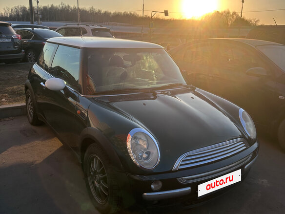 2002 Mini Hatch Cooper I (R50), зелёный, 450000 рублей - вид 1